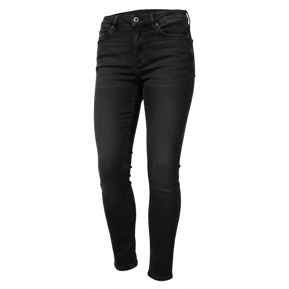 J.Crew Skinny Toothpick Jeans Womens 30x27 Black Stretch Denim 5-Pocket Mid-Rise